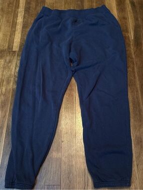 Women’s Navy Fleece Jogger Pants